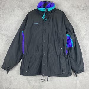 Vintage Columbia Jacket Mens Large Fleece Lined Long's Peak 90s